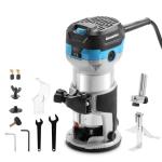 Genmitsu 3030-PROVer MAX CNC Machine & Compatible 1.25HP 65mm Diameter Palm Trimmer Router