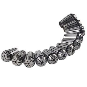 Er 16 Collet Chuck, 12Pcs Chuck Accurate Spring Set Router Collet Kit CNC Engraving Milling Machine Industrial Accessories ER16