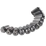 Er 16 Collet Chuck, 12Pcs Chuck Accurate Spring Set Router Collet Kit CNC Engraving Milling Machine Industrial Accessories ER16