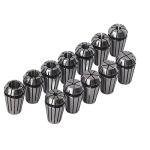 Er 16 Collet Chuck, 12Pcs Chuck Accurate Spring Set Router Collet Kit CNC Engraving Milling Machine Industrial Accessories ER16
