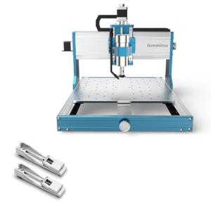 Genmitsu 3030-PROVer Ultra CNC Router Machine with Linear Guide & Ball Screw Motion + 2PCS Upgrade CNC Router Vise Clamp for Large Woodworking & Metalworking Project