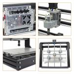 RATTMMOTOR DIY CNC Router Kit, 3 Axis Hobby CNC Router Machine GRBL Control, Plastic Acrylic PVC PCB Wood Mini Desktop Engraving Milling Carving Machine, Working Area 300x180x45mm