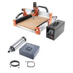 FoxAlien XE-PRO CNC Router Machine and 1.5kW VFD Spindle Upgrade Kit for Metal Wood Cutting