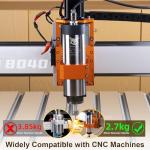 FoxAlien XE-PRO CNC Router Machine and 1.5kW VFD Spindle Upgrade Kit for Metal Wood Cutting