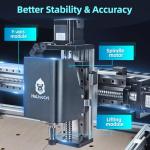 Black Gold CNC Carving Machine, 3-Axis CNC Router with 500W Spindle & Stepper Motors, Desktop CNC Milling Machine for Wood, Acrylic & Aluminum Engraving Cutting, 26'' x 25'' x 17''