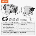 Dividing Head, K11-100mm 3-Jaw Chuck, CNC Router Milling Machine Rotational Axis