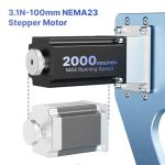 Genmitsu CNC Machine PROVerXL 6050 Plus + Rotary Module Kit with NEMA23 Planetary Geared Stepper Motor