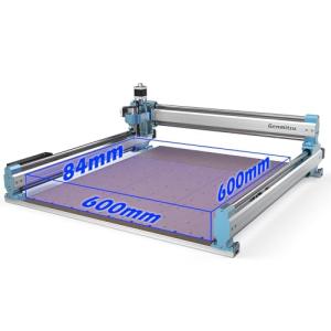 Genmitsu CNC Router Machine 4040-PRO + X-axis Extension Kit + Y-axis Extension Kit + 3pcs Threaded Inserts 2060 MDF Spoilboard