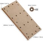 CNC MDF Spoilboard Table for 3018 CNC Router Machine, 30 x 18 x 1.2cm (11-4/5...