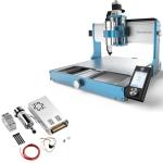 Genmitsu 3030-PROVer MAX CNC Router Machine + Air-Cooled 300W Brush DC Spindle Motor with 0-48V Output Adjustable Switching Power Supply,