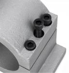 CNC Spindle Motor Bracket 62-110mm Cast Aluminum Clamp w/3 Screws Precision Milling Machine Mount Anti Slip Oxidation Coating CNC Router Engraving Tool Accessories(105mm)