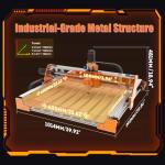 FoxAlien Vasto XL V2 CNC Router Machine (6060), NEMA23 Closed-loop 3-Axis Milling Machine for Wood Aluminum Acrylic Cutting Engraving