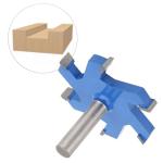 DANAIXZ Professional 12mm Shank Router Bit 6 Teeth T Slot Woodworking Tool High Speed Steel Milling for Wood CNC Cutting Durable Precision Woodworking Accessory