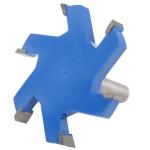 DANAIXZ Professional 12mm Shank Router Bit 6 Teeth T Slot Woodworking Tool High Speed Steel Milling for Wood CNC Cutting Durable Precision Woodworking Accessory