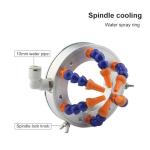 Spindle Cooling Ring Cooling Water Spray Ring on CNC Machining Center Annular Water Ring Pipe Accessories for CNC Router Carving Engraving Machinery(90mm)