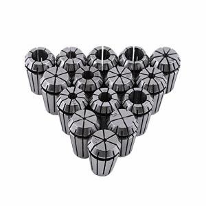 15pcs ER20 Collet Set 1 to 13mm Metric Spring Collets CNC Milling Lathe Tool Holder Accessories for Engraving Machine Router Workholding Kit