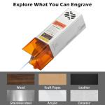 Genmitsu Laser Engraver Module for CNC router machine, 10000mW, 435nm for 3020-PRO/3030-PROVer Ultra, 4040-PRO/PRO MAX, PROVer XL 4030 V1/V2/2X2/4X4, Laser Class 4