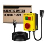 Magnetic Power Switch 120V 18A w/5.5ft Cord for Router Table & Power Tools - Saf
