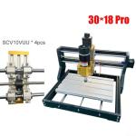 CNC 3018 Pro X-Axis Upgrade Kit for CNC Router 3018 Pro Machine Metal Components for Enhanced Stability Precision Upgrade Kit CNC Machine Parts DIY CNC Upgrades Router Accessories(SCS10VUU)