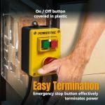 Magnetic Power Switch 120V 18A w/5.5ft Cord for Router Table & Power Tools - Saf