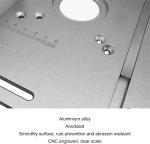 Router Table Insert Plate Aluminum Alloy 2 in 1 Flip Board with Adjustable Fe...