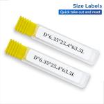 LUNYEE 2 PCS Downcut Spiral Router Bits 1/4 inch Shank, 1/4 inch Cutting Diameter Solid Carbide with Nano Blue Coating CNC Router Bits End Mill for Wood Carving, Cutting