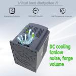 RATTMMOTOR CNC Spindle Motor Kit Square 2.2KW 220V Air Cooled Spindle Motor ER20+2.2KW VFD Drive Inventer 220V Spindle Motor Speed Control Variable Frequency Drive Converter for CNC Router Machine