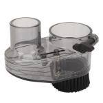 CNC Dust Shoe, Engraving Machine Dust Collector Cover for CNC Router Milling, ABS Cover Cleaner for 52mm Spindle Motor and Router, Hose Outer Diameter 38mm, Transparent