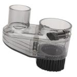 CNC Dust Shoe, Engraving Machine Dust Collector Cover for CNC Router Milling, ABS Cover Cleaner for 52mm Spindle Motor and Router, Hose Outer Diameter 38mm, Transparent