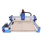 4040 CNC Machine Kit, 100W CNC Engraving Machine DIY Desktop Wood CNC Router Machine Pro Milling Machine with 42 Two-Phase Stepper Motor 50-1500MM/Min 15.75 x 15.75 x 3.27 In Engraving Area