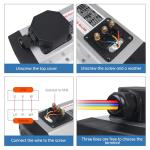 RATTMMOTOR CNC Spindle Motor Kit Square 2.2KW 220V Air Cooled Spindle Motor ER20+2.2KW VFD Drive Inventer 220V Spindle Motor Speed Control Variable Frequency Drive Converter for CNC Router Machine