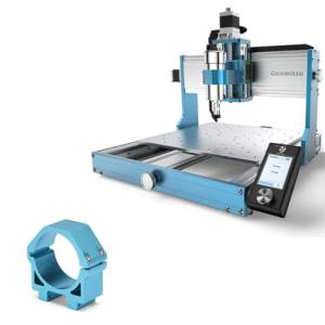 Genmitsu 3030-PROVer MAX CNC Router Machine with Linear Guide & Ball Screw Motion + 69mm Diameter Aluminum CNC Spindle Holder Spindle Mount
