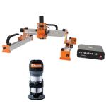 FoxAlien XE-Ultra Core (4040) CNC Machine + 710W Trim Router for Wood Aluminum Cutting Engraving