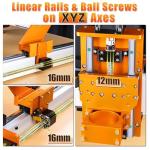 FoxAlien XE-Ultra Core (4040) CNC Machine + 710W Trim Router for Wood Aluminum Cutting Engraving