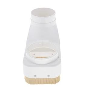 Almencla White Beige Spindle Dust Shoe Boot Cover Cleaner for CNC Routers Engraving Milling Machine Accessories, for 80mm Spindle