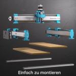 SainSmart Genmitsu 4040 PRO CNC Milling Machine, Support 4-Axis and WiFi Module + 2PCS Upgrade CNC Router Vise Clamp for Large Woodworking & Metalworking Project