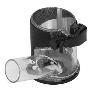 Aluminum Alloy Plunge Router Base with Dust Collection Cover, Adjustable Router Base for Woodworking Trim Router, CNC Machine Dust Extraction Accessory