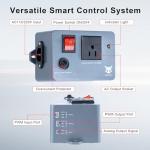 FoxAlien PWM Smart Relay Socket for CNC Router Machines, VFD Spindles, Dust Collector, Air Assist Pump and Engraving Module Connecting
