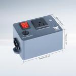 FoxAlien PWM Smart Relay Socket for CNC Router Machines, VFD Spindles, Dust Collector, Air Assist Pump and Engraving Module Connecting