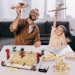 COOLOOK CNC400 Woodworking Engraver Desktop CNC Router 400x400mm CNC Router Machine for Wood, Acrylic, Carbon Fiber, 50mm Depth, 0.05mm Precision, GRBL Control