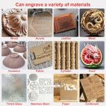 COOLOOK CNC400 Woodworking Engraver Desktop CNC Router 400x400mm CNC Router Machine for Wood, Acrylic, Carbon Fiber, 50mm Depth, 0.05mm Precision, GRBL Control