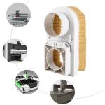 80Mm Spindle Dust Shoe, Cnc Router Dust Cover With Nylon Bristle For Spindle Abs Base Dust Collector Boot For Engraving Milling Machine, Woodworking Cnc Tools Accessories