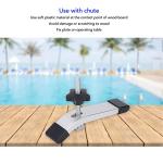 2 Set T Track Hold Down Clamps, Aluminum Alloy Woodworking Clamps for CNC Routers and Drill Presses, 6.3in L with Soft Plastic Pads, Jig Accessories for Table Saw Milling