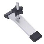 2 Set T Track Hold Down Clamps, Aluminum Alloy Woodworking Clamps for CNC Routers and Drill Presses, 6.3in L with Soft Plastic Pads, Jig Accessories for Table Saw Milling