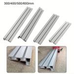 Aluminium Miter Track for Woodworking - 75 Type T-Slot Workbench Accessory with Adjustable T Track Bracket, Sliding Fence System for CNC Router Table, 300-600mm(600mm)