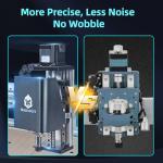 HoLivoCrt CNC Router Machine Master Pro 25"x30", 400W Spindle Desktop CNC Engraver, All Aluminum Frame, Ball Screw Drive, Linear Rails, Offline Control CNC Machine for Wood Aluminum Acrylic PCB