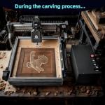 HoLivoCrt CNC Router Machine Master Pro 25"x30", 400W Spindle Desktop CNC Engraver, All Aluminum Frame, Ball Screw Drive, Linear Rails, Offline Control CNC Machine for Wood Aluminum Acrylic PCB