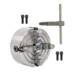 K72-125 4-Jaw Independent Lathe Chuck - 125mm 5'' for CNC Router, Turning, Milling Machine, Mini Lathe Accessories