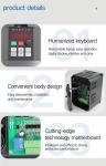 RATTMMOTOR VFD Spindle Motor Kit, 2.2KW Spindle Motor 220V Air Cooled ER20 24000RPM+2.2KW VFD 220V Inverter Single to 3 Phase Variable Frequency Drive+80mm Spindle Motor Mount for CNC Router Machine