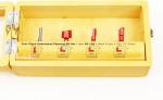 4 Piece Undersized Plywood Bit Set 1/4" Shank
